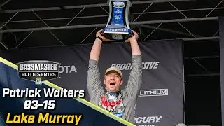 Patrick Walters wins the 2024 Bassmaster Elite at Lake Murray with 93 pounds, 15 ounces