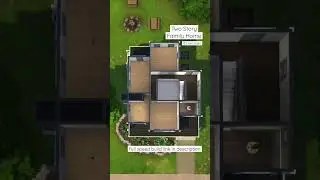 The Sims 4 | Building a Two Story Home | Stop Motion #shorts