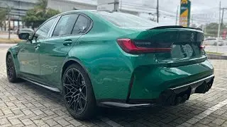 Review da configura&ccedil;&atilde;o mais perfeita do BMW M3 Competition 2026 (Isle of Men Green + Kyalami Orange)