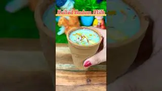 #Kesar-Badam milk for GLOWING SKINS #homemade Badam Milk Recipe#winter special#shorts viral #shorts