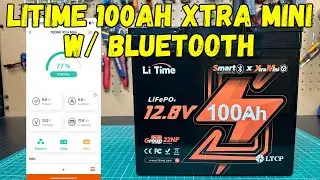 New LiTime 100Ah Xtra Mini Bluetooth Smart Battery