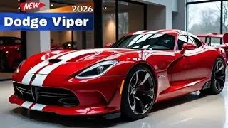 Dodge Viper 2026 года &mdash; возвращение самого мощного суперкара Америки | Первый взгляд в автосалоне...