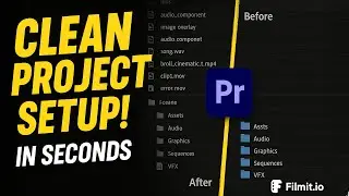 How to Organize Premiere Pro Projects with Folder Bins (Fast & Easy)
