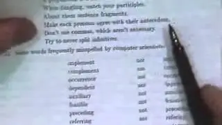 Stanford Lecture: Mathematical Writing - Minicourse on technical writing (2)