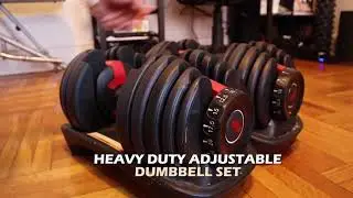 Heavy-duty Adjustable Dumbbells' SET