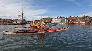 Kayaking from Whitby Marina to Runswick Bay and back...