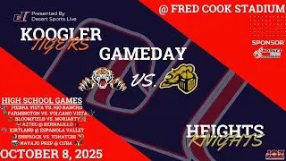 KOOGLER TIGERS vs. HEIGHTS KNIGHTS (MIDSCHOOL @ 4PM)