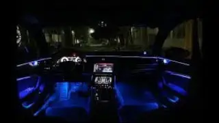 Audi A6 Quattro Luxury Sedan - 30 Vivid Colors of the Ambient / Contour LED Interior Mood Lighting
