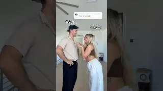 Tall Husband vs Short Wife! 🤣🥰 #shorts #couple #cute