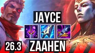 JAYCE vs ZAAHEN (TOP) | KR Master | 26.3