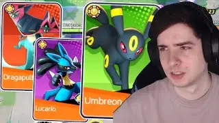 У трио врагов все золотые значки?! И на Амбреоне????!!!!!!! | Pokemon Unite