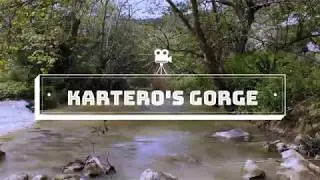 Karteros Gorge,  Heraklion Crete By Drone #cretebydrone #cretetrip #heraklion #4k  [spring in Crete]