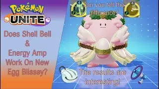 Pokemon Unite: Is Shell Bell & Energy Amp Meta On Rework Blissey? | The Results Are Shocking!