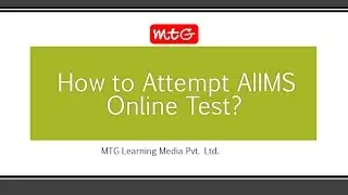 How to attempt AIIMS online exam? AIIMS Exam