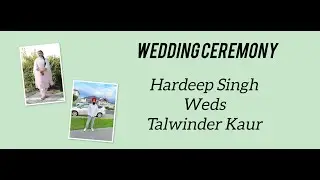 BHOG,BATNA,JAGGO,DJ II HARDEEP SINGH WEDS TALWINDER KAUR II PREET STUDIO RAJPU BHAYANA