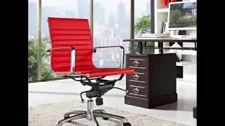 red office chair