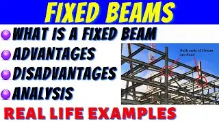IDENTIFY FIXED BEAMS ON STRUCTURES (WITH BRIEF ANALYSIS)