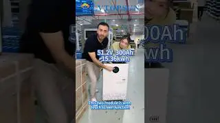 LVTOPSUN :【G3】 51.2V 300Ah 15.36kWh LiFePO4 #Lithium #battery #solarsystem