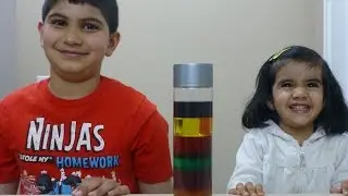 Amazing 6 Layer Liquid Density Tower - Kids Science Experiment