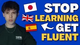 You Should STOP Language Learning to Get FLUENT