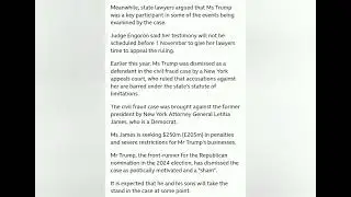 Ivanka Trump must testify in fraud case, judge rules/ N&N News