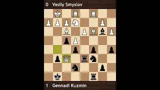 Vasily Smyslov vs Gennadi Kuzmin | USSR Championship 1973 | Round 11