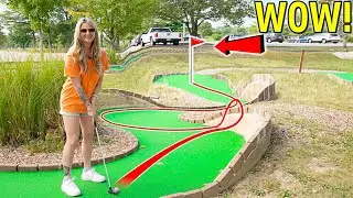We Might Have Found the BEST Driving Range Mini Golf Course!