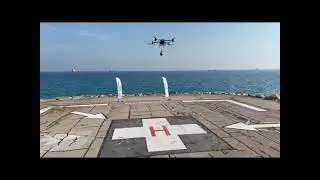 First Drone Delivery to an Offshore Vessel in Israel | Powered by A.M.LOG