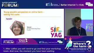 Safer Internet Forum 2024 | Setting the scene: Young people's perspective on online harm