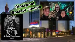 Cadaverous Black at Blackpool's backlot cinema
