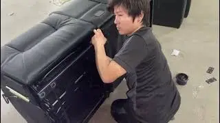 Loveseat recliner assembly video