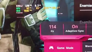 Battlefield 2042 RTSS Framerate Limit vs LG GN950 4k Gsync Framerate