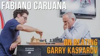 LEGENDARY!! Fabiano Caruana vs Gary Kasparov || 2017 Saint Louis Rapid Blitz