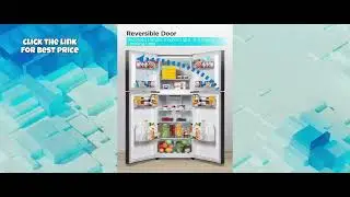 Обзор холодильника BLACK+DECKER объёмом 12,1 куб. фута с верхней морозильной камерой: ENERGY STAR...