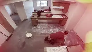 Glue down vinyl plank install