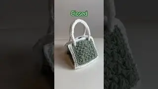 Kids Purse Crochet #crochetbag #smallbag #beanstitch #crochetpurse #purse #kidspurse #crochet #fyp