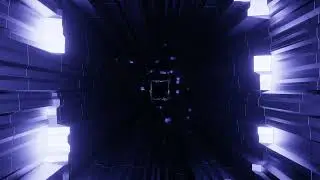 ULTRA HIGH DEFINITION 4K SCREENSAVER 1 HOUR | Science Fiction Tunnel  Motion Background | NO SOUND |