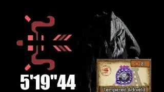 Tempered Arkveld Solo Bow 5'19''44 | Monster Hunter Wilds