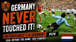 1974 World Cup Final - Oranje scores before a single German player has even touched the ball