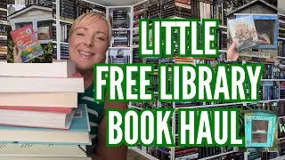 Little Free Library BOOK HAUL! Using the little free library app near me to find some EPIC books