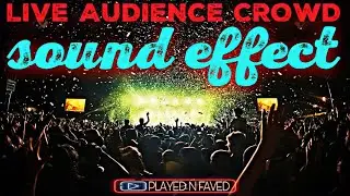 Live Audience Crowd Sound Effect | Music Performance Crowds Sounds | Royalty Free