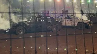 Wayne County Fair 2023 Demolition Derby Day 2.