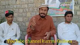 District Karam By-Election NA45 ISF President District Karam Malik Adil Muhammad expressed his views
