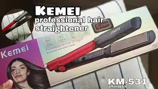 Kemei Professional Hair Straightener | Modal:KM-531 | My first ever straightener |Only 2000rs