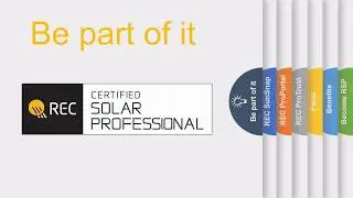 Overview of the REC Certified Solar Professional Program