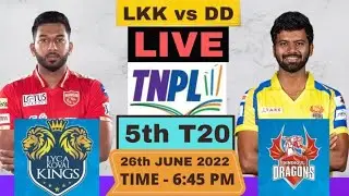 TNPL Live | Lyca Kovai Kings vs Dindigul Dragons Live | LKK vs DD