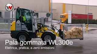 Pala gommata a emissioni zero WL300e: elettrica, pratica, potente