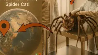 📌I Found Scary Spider Cat 🐈#googleapps #googleearth #uniqueofworld07