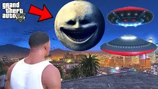 The Moon Wakes up And Alien Invasion in GTA 5
