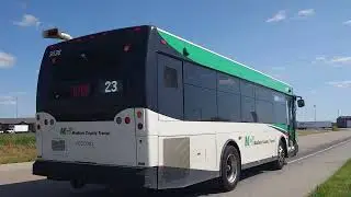 Madison County Transit 2020 Gillig BRT 29' 3038 On Rt 23 Logistics Valley Shuttle